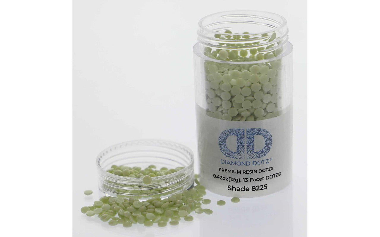 Gemas de estilo libre Diamond Dotz 2,8 mm 12 g Chartreuse 8225
